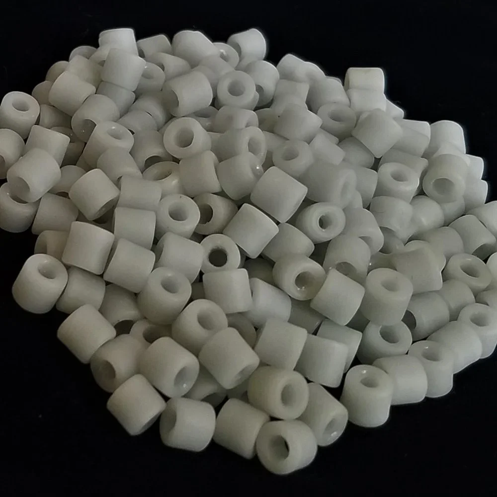 DARK GRAY Glass BEADS Czech Pony NEW Vintage handmade bundle set bead lot
